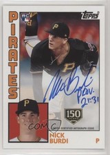 2019 Topps 1984 Baseball Rookies 150th Anniversary 123/150 Nick Burdi Auto mr0