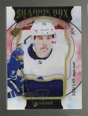 2016 SPx Shadow Box Rookies Red Material 103/149 Mitch Marner #71 Rookie RC ka7