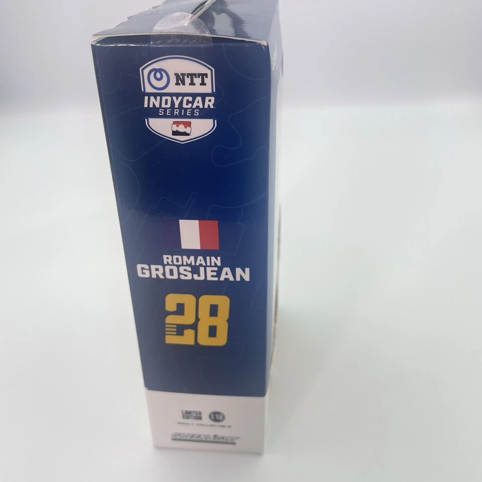 NEW Indycar Series #28 Romain Grosjean Driver Figure 1:18 Limited Edition - Image 4 of 4