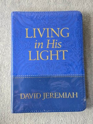 Living In His Light Book Turning Point Leather Devotional by Dr. David Jeremiah