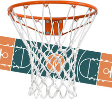 Basketball Net Outdoor, Basketball Hoop Net White Standard Basketball Net Mea...