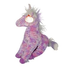 Ty Large Plush Beanie Buddy - Charmed ( pink Unicorn ) MWMT