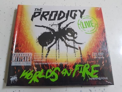 The Prodigy Live 2010 - Worlds on Fire  -  Hardbook  Edition CD / DVD - New!