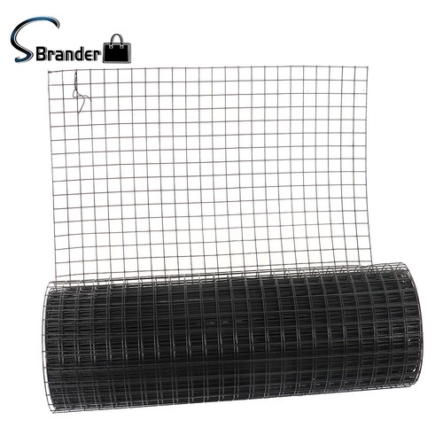 Rete di Saldatura 24"x50' Alta Qualità per Pollaio Filo Rete di Saldatura 1"x1" Nero - Foto 5 di 10