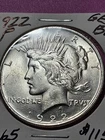 1922-P PEACE DOLLAR. MS/ BU/ CHOICE GEM. COLLECTORS CHOICE