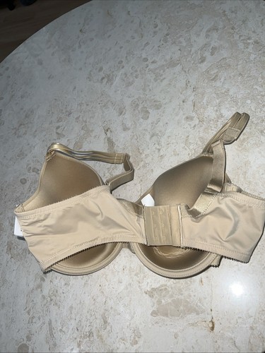Sujetador Camiseta Chantelle Básico Invisible Soporte Suave - Beige Desnudo Talla 36DDD - Imagen 4 de 4