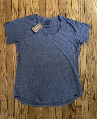 Patagonia Women’s Capilene Cool Trail Classic Navy Shirt Size L NWT