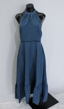 Cupshe Women's Sleeveless Start of Something Midi Dress WR4 Blue Medium NWT
