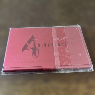 Resident Evil 4 2005 Red Visitenkartenetui Hülle Reservierungsbonus Gebraucht