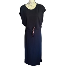 Tommy Hilfiger Navy Blue Maxi Sneaker Dress Size X-Large