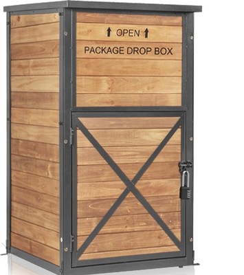 Package Delivery Box for Outside with Combination Lock Contactless Delivery Box