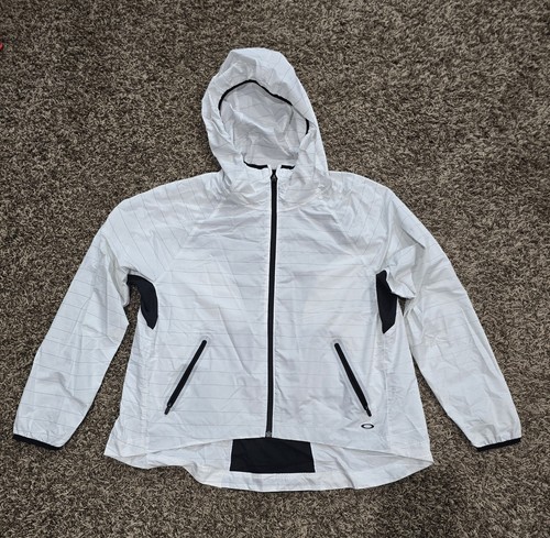 Oakley Women's Unconventional Running Jacket White Size Small Regular Fit - 第 1/7 張圖片