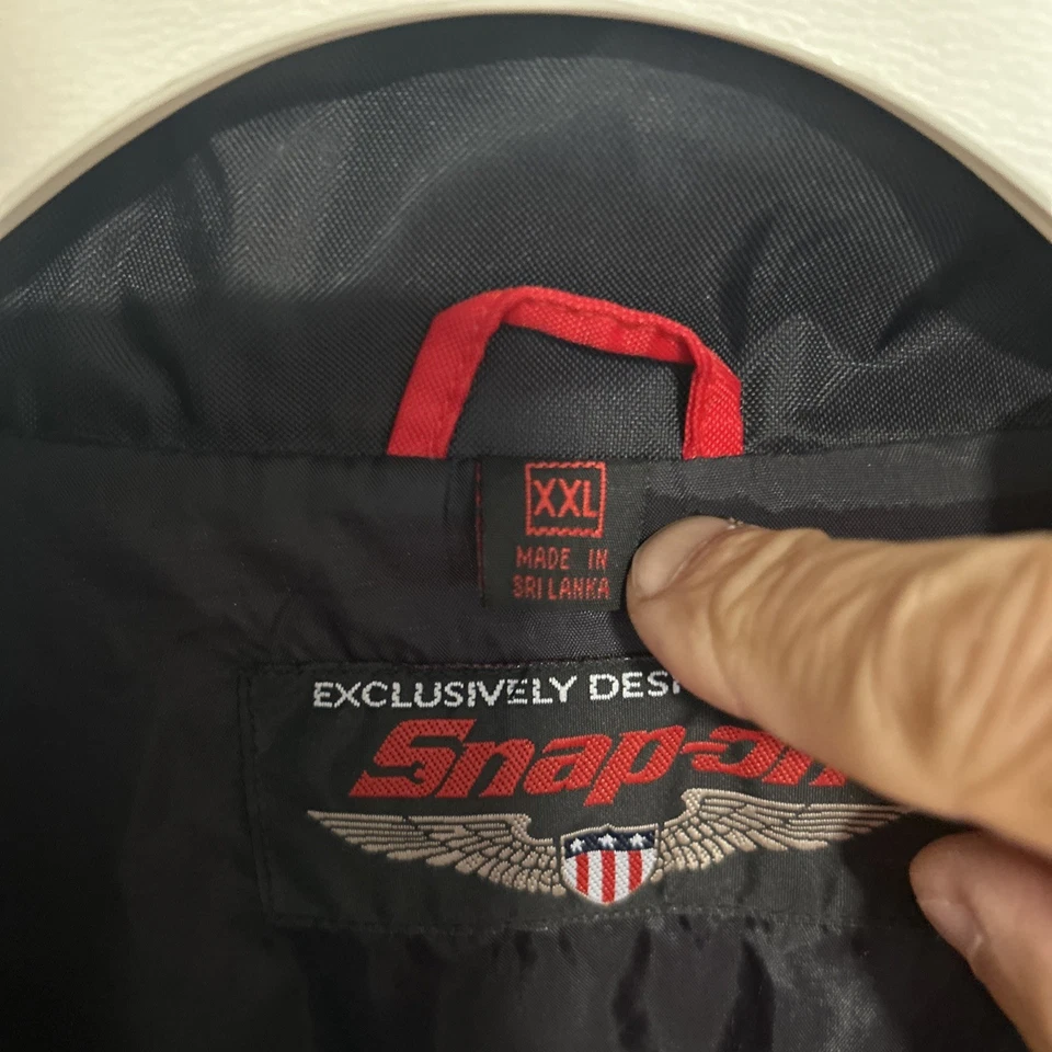 Snap On Tools Jacket 2XL Mens Technician Button Full Zip Utility Workwear - Image 4 of 4