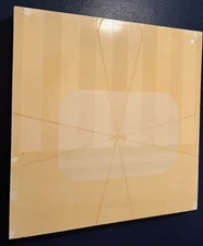 DANIEL AKSTEN Modern Contemporary Oil Painting 1996 24" x 24" SIgned on Verso