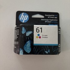 Genuine HP 61 Tri-Color Ink Cartridge CH562WN Factory Sealed Exp Dec 2023 New