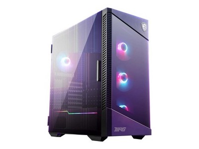 MSI MPG Velox 100R Midi Tower PC Black ATX Gaming 3x 120mm 306-7G18R21-809