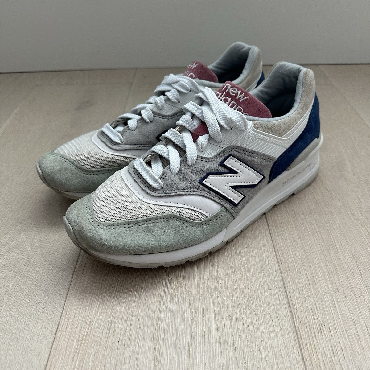 スニーカー New Balance 997 Seasonal Colors M997SOA New Balance 997 Seasonal Colors White Pastel M997SOA Made in