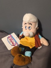 New Disney Store MINI BEAN BAG GEPPETTO 8  Pinocchio Toy Collectible