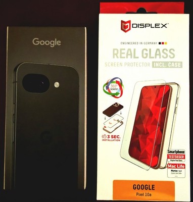 Google Pixel 10a 8gb/128gb NEU! mit Komplettschutz Paket! Obsidian Schwarz Black