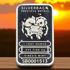 Silverback Precious Metals - 1 oz .999 Fine Proof Silver Bar – Kinesis Mint RARE