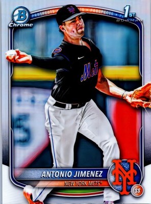 2025 Bowman Chrome Draft #BDC56 Antonio Jimenez 1st Bowman Refractor A1