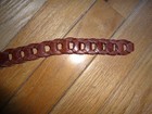 Vintage Capezio Women's Brown Leather Belt SM 36" - Made in India — photo 7