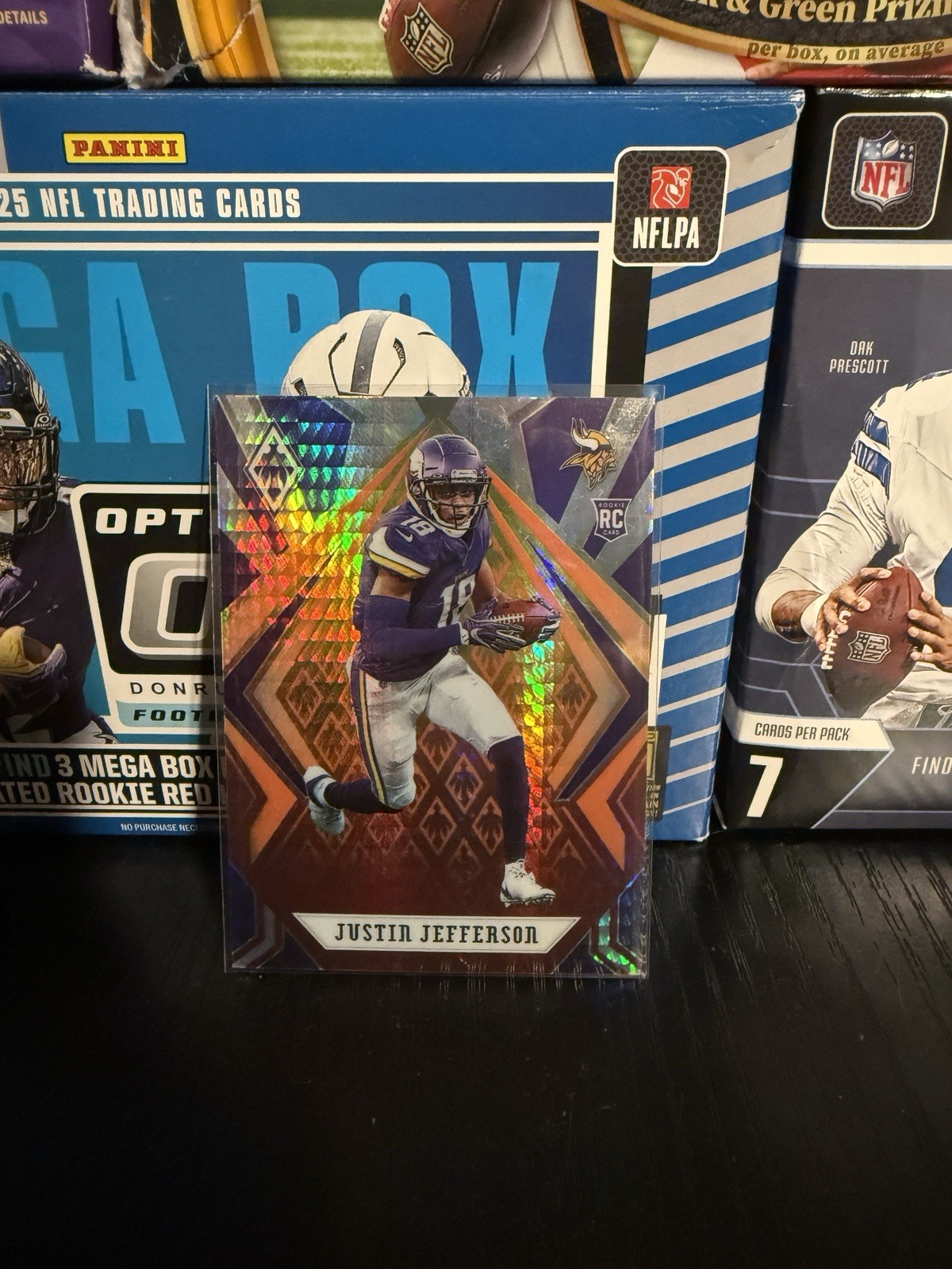Panini 2020 Phoenix Justin Jefferson Rookie Parallel #111 Vikings NFL
