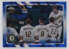 2021 Topps Chrome Sapphire Edition Oakland Athletics #392 0y0n