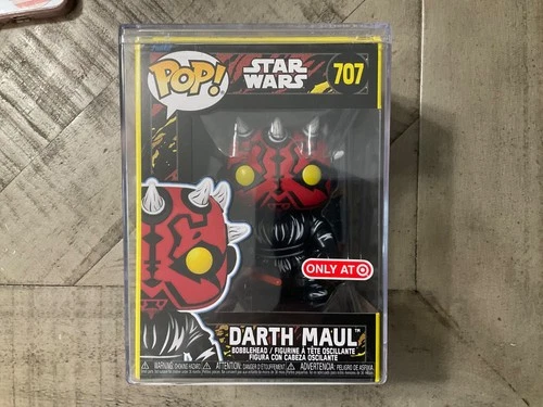 Funko Pop! Vinyl: Star Wars - Darth Maul - Target (Exclusive) #707 w/ Hard case
