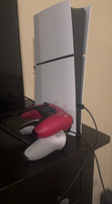 Sony PlayStation 5 PS5 digital Wi-Fi Console 2 DualSense Controllers White&red