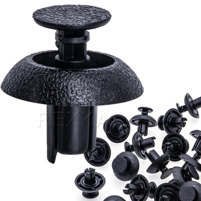 Rexka 20pcs Engine Cover Clips Grille Push-Type Retainer One Size, 