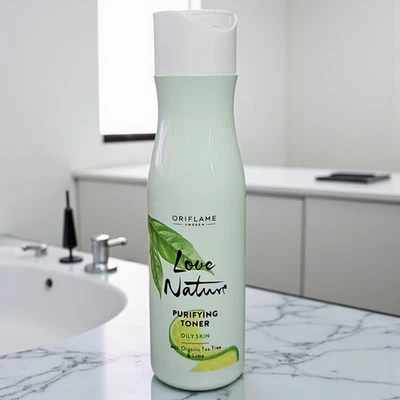 Oriflame Love Nature Klärender Toner Bio Teebaum & Limette Cleanser mattierend