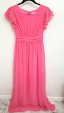 Happy Rose Pink Formal Party Flower Girl Dress Sz 18