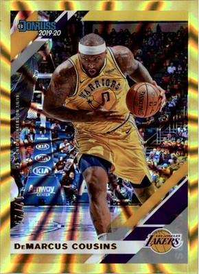 2019-20 Donruss Holo Yellow Laser #65 DeMarcus Cousins /25 - BSK