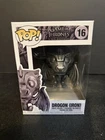 FUNKO POP ! DROGON IRON 16 THE IRON ANNIVERSARY GAME OF THRONES BOX NOT MINT D01