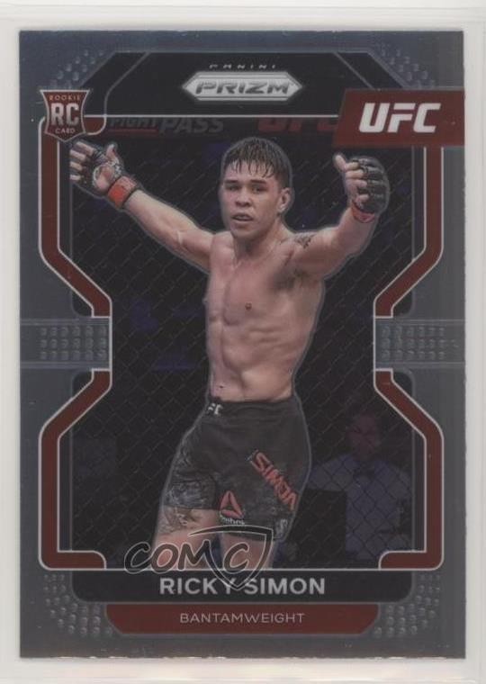 2022 Panini Prizm UFC Ricky Simon #112 09wc