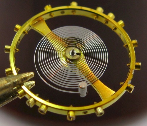 Bulova Watch Movement 10BPA 10BPAC 10BPAD + ... 23 jewels .. part balance wheel