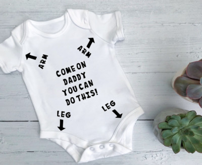 Lustiger Papa You Can Do This Baby Grow Weste Body Baby Dusche Komödie 