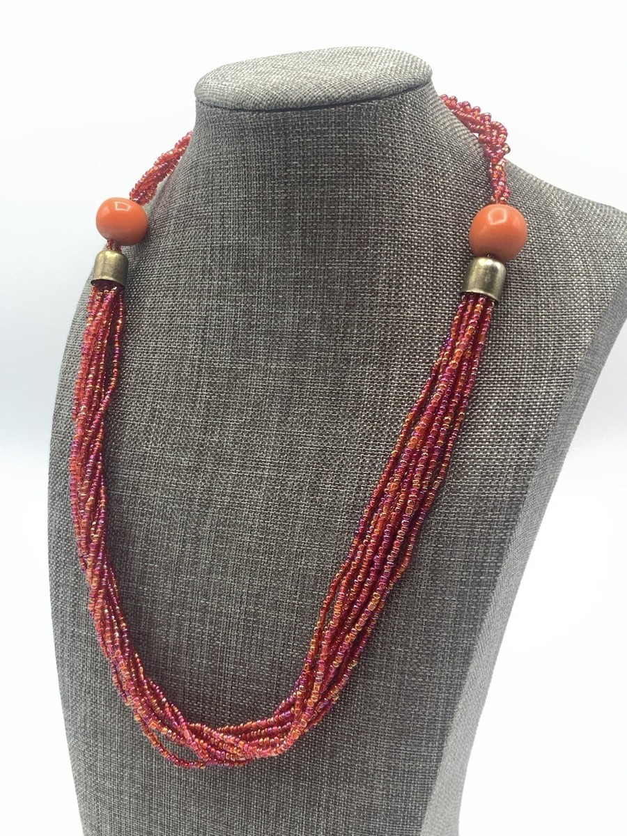 【新品】BIG SYNTHETIC RESIN BEADS NECKLACE Big White Beaded Necklace, 20 Mm White Resin Beads Necklace