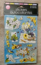   Stickers Autocollantes   16 Pieces Scrapbooking 3-D Flowers/Spring/Summer NEW