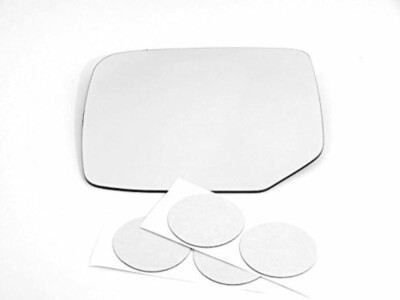 Fits 09-14 Pilot Heated Driver Side Mirror Glass Lens w Adhesive No Rear Mount