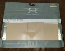 Under Armour UA Pure Stretch 3 pair thong underwear NWT womens XL