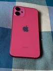 Châssis arrière iPhone 12 Mini Rouge avec vitre arrière