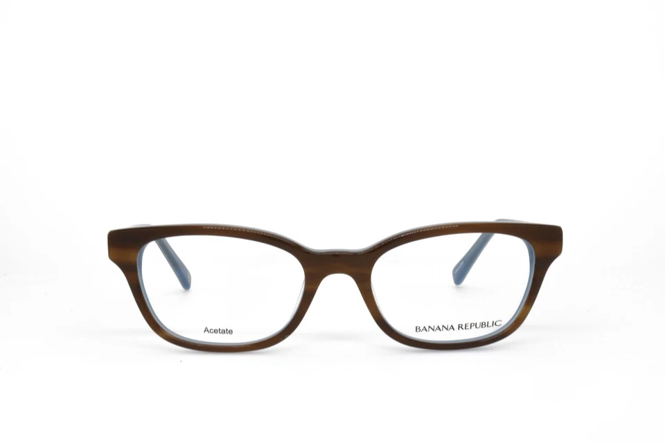 BANANA REPUBLIC ANIA 01PR 49-17-130 BROWN HAVANA BLUE New Eyeglasses U10 - Image 2 of 4