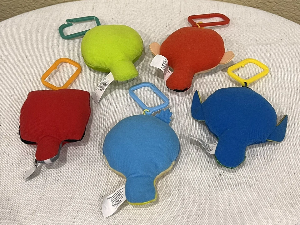 Disney Plush McQueen Mike Monster Jack Incredibles Dory Nemo & Joy Keychain LOT - Image 4 of 4