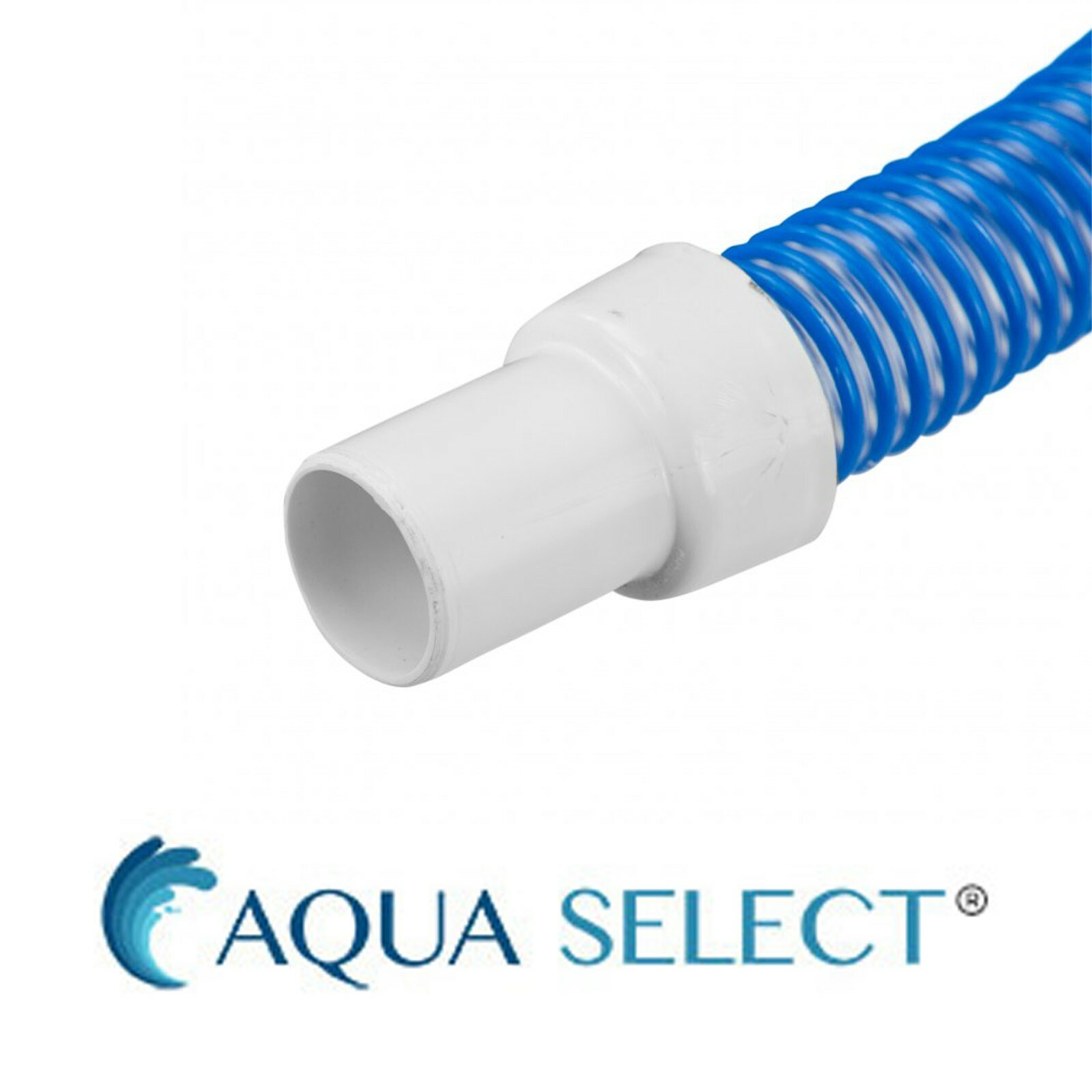 Aqua Select Swimming Pool 35' ft Long Vacuum Cleaning Hose 11/2