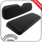 Golf Cart Rear Black Seat Cushion Set Fits EZGO TxT,ST,ST Sport,Valor models