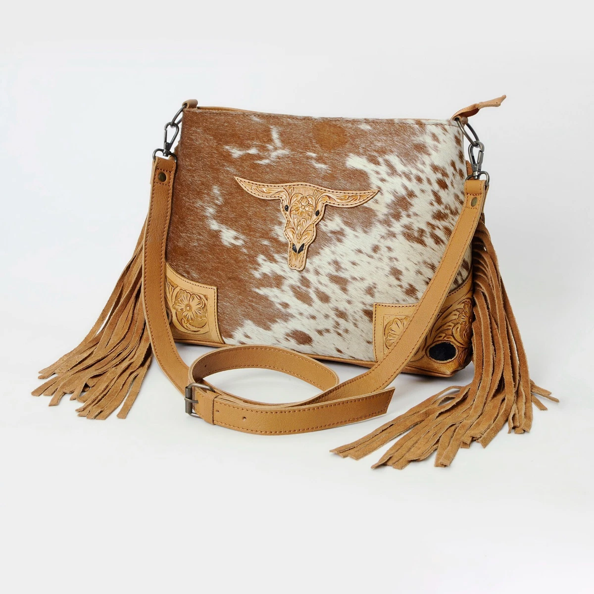 Western Leather Cowhide Handbag Ladies Bags Crossbody Merbaa Bags