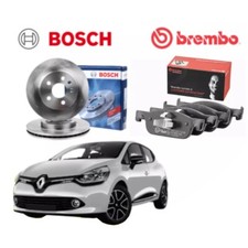 KIT DISCHI FRENO BOSCH + PASTIGLIE BREMBO P68065 RENAULT CLIO IV SERIE DAL 2014