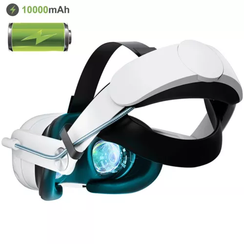 New For Meta Quest 3 VR Headset with 10000mAh Battery Pack Elite Head Strap Band